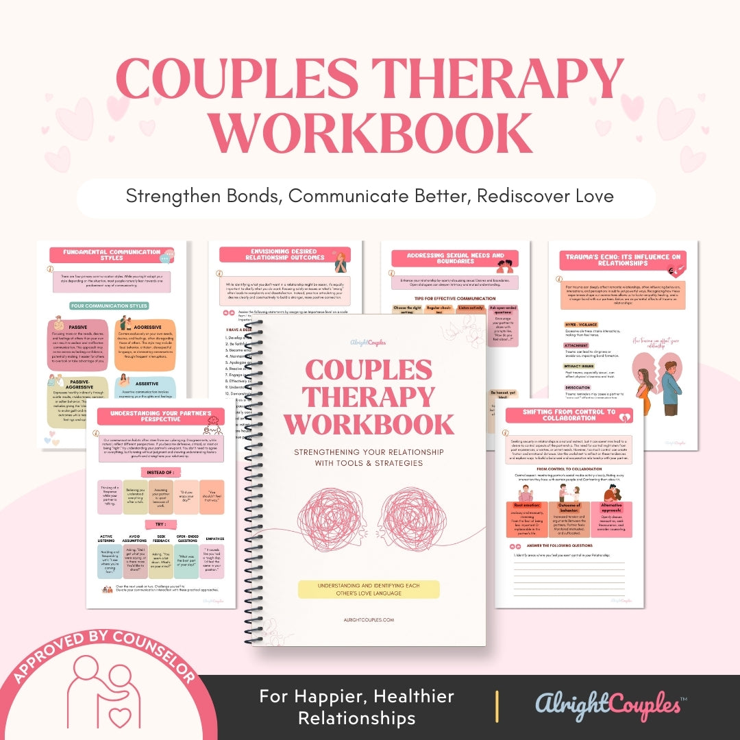 Couples Therapy Workbook – Strengthen Love
