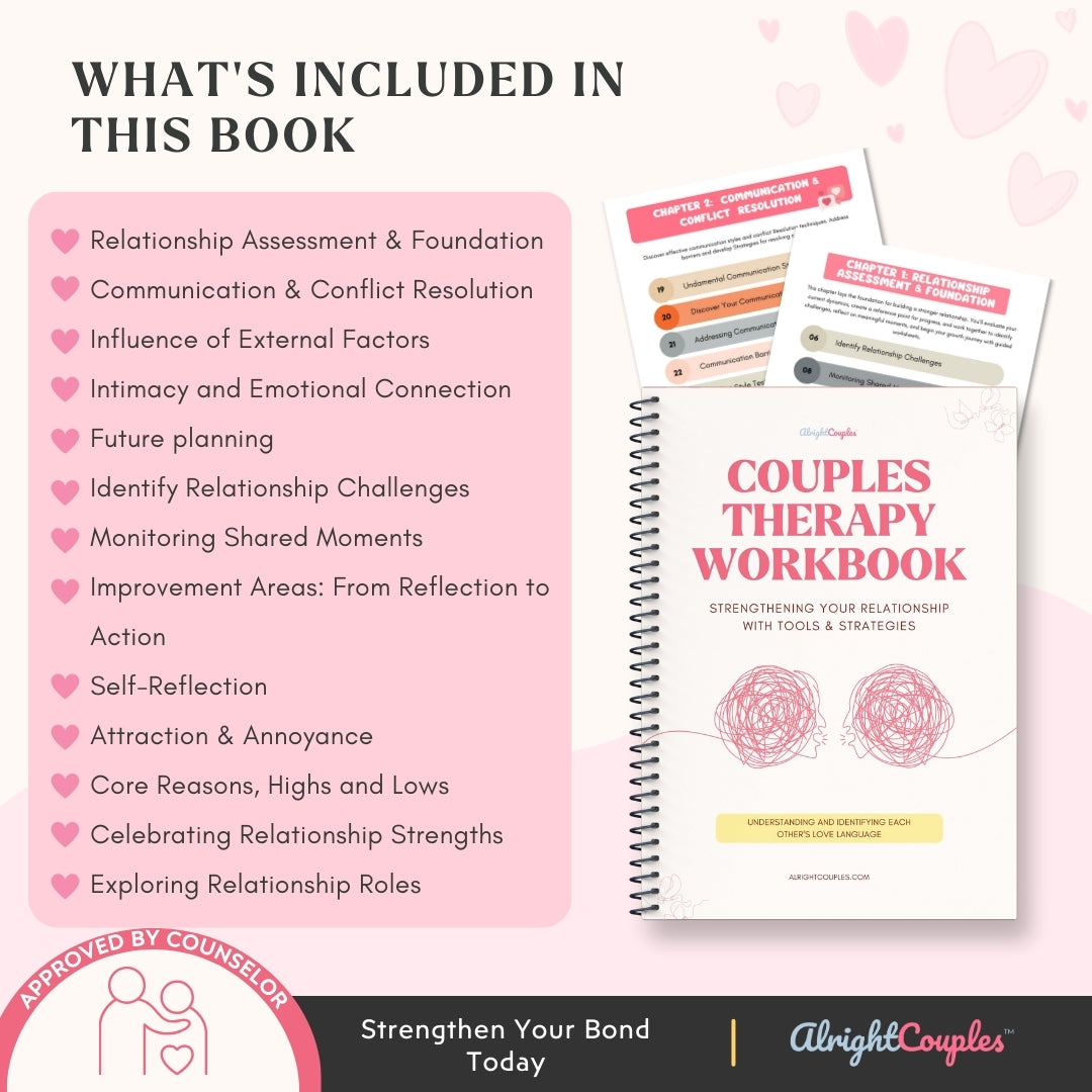 Couples Therapy Workbook – Strengthen Love