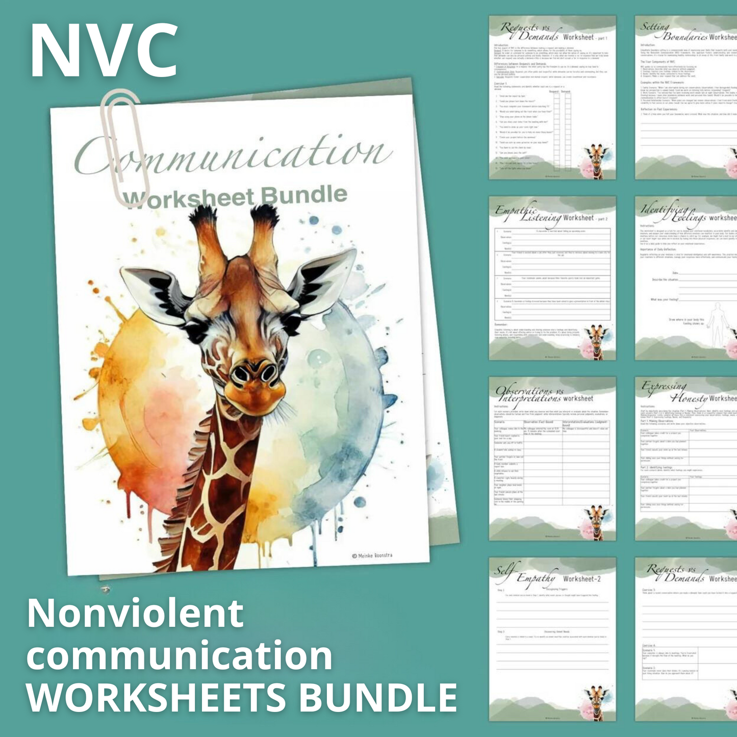 Nonviolent communication (NVC)