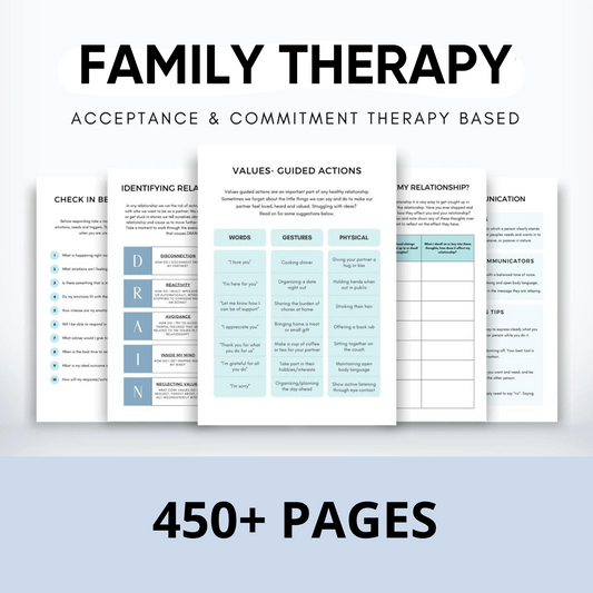 Family Therapy BUNDLE