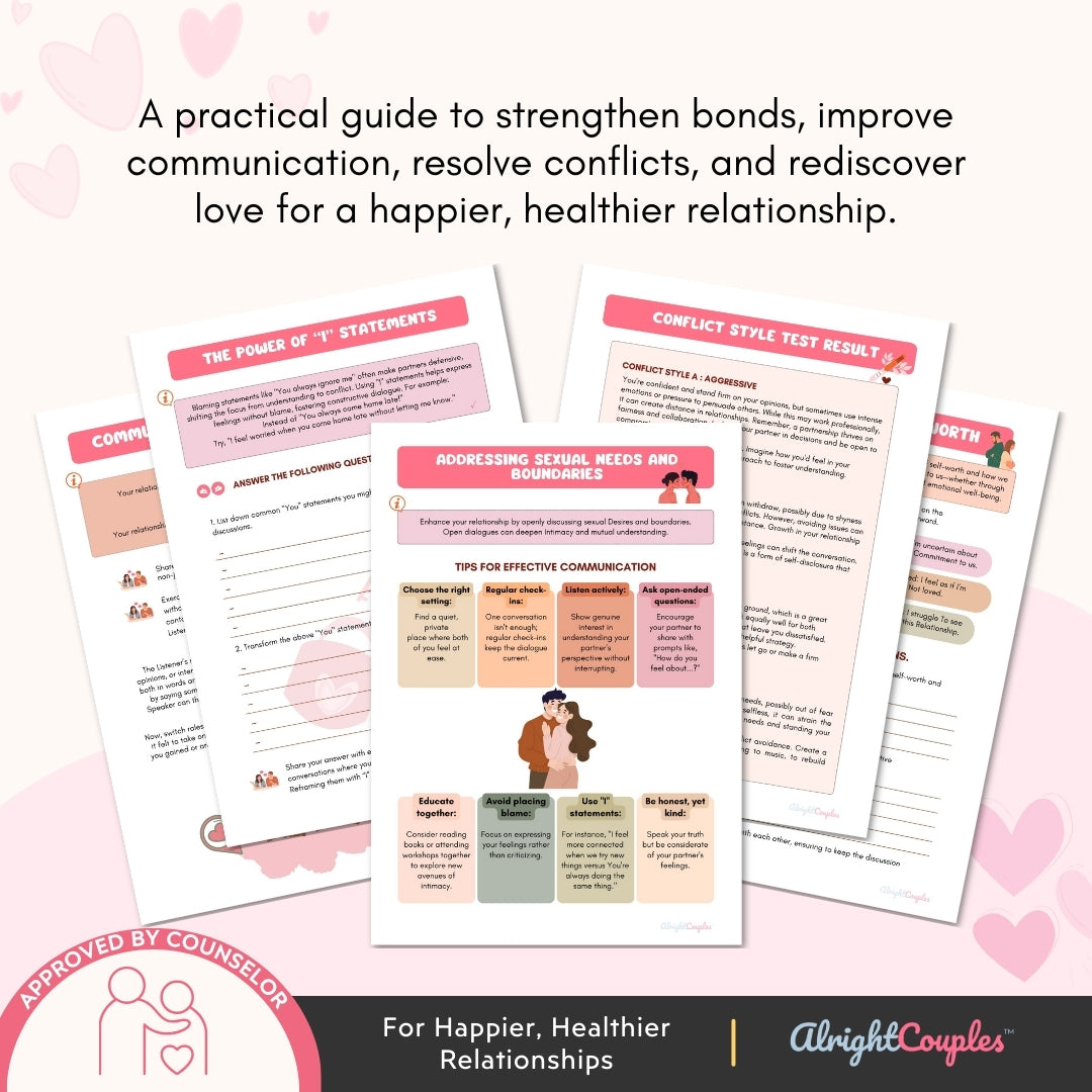 Couples Therapy Workbook – Strengthen Love