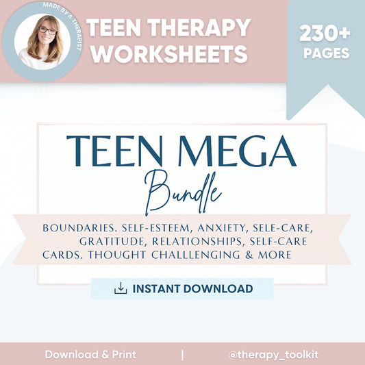 Arbeitsblätter für die Therapie bei Teenagern