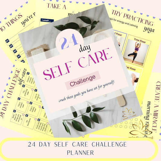 24 Day Self Care Challenge Planner