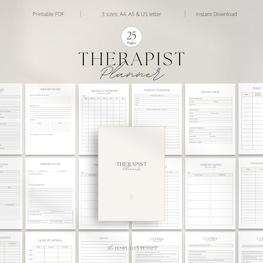 Therapist Planner 2025/2026