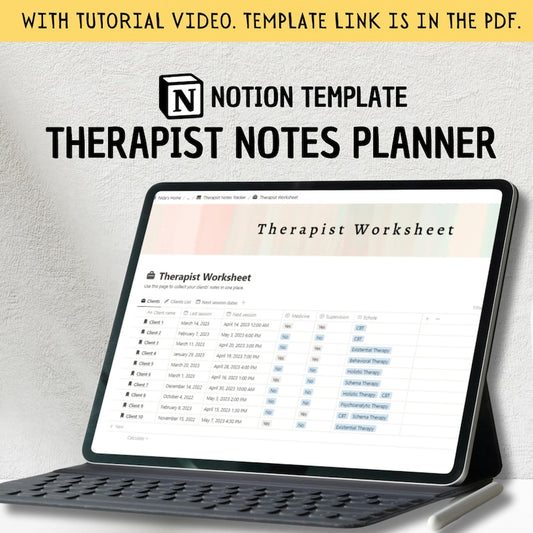 Notion Therapist Notes