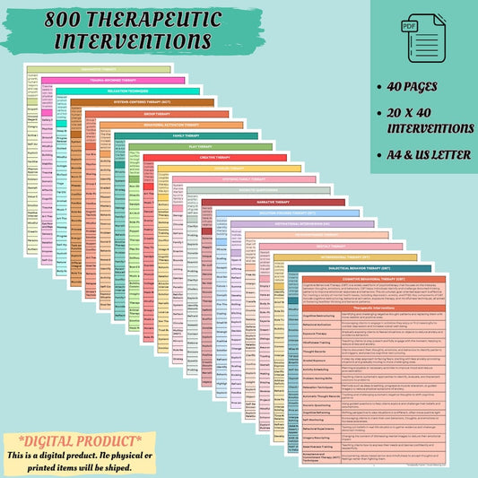 800+ Mental Health Techniques